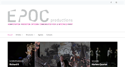 Desktop Screenshot of epoc-productions.net